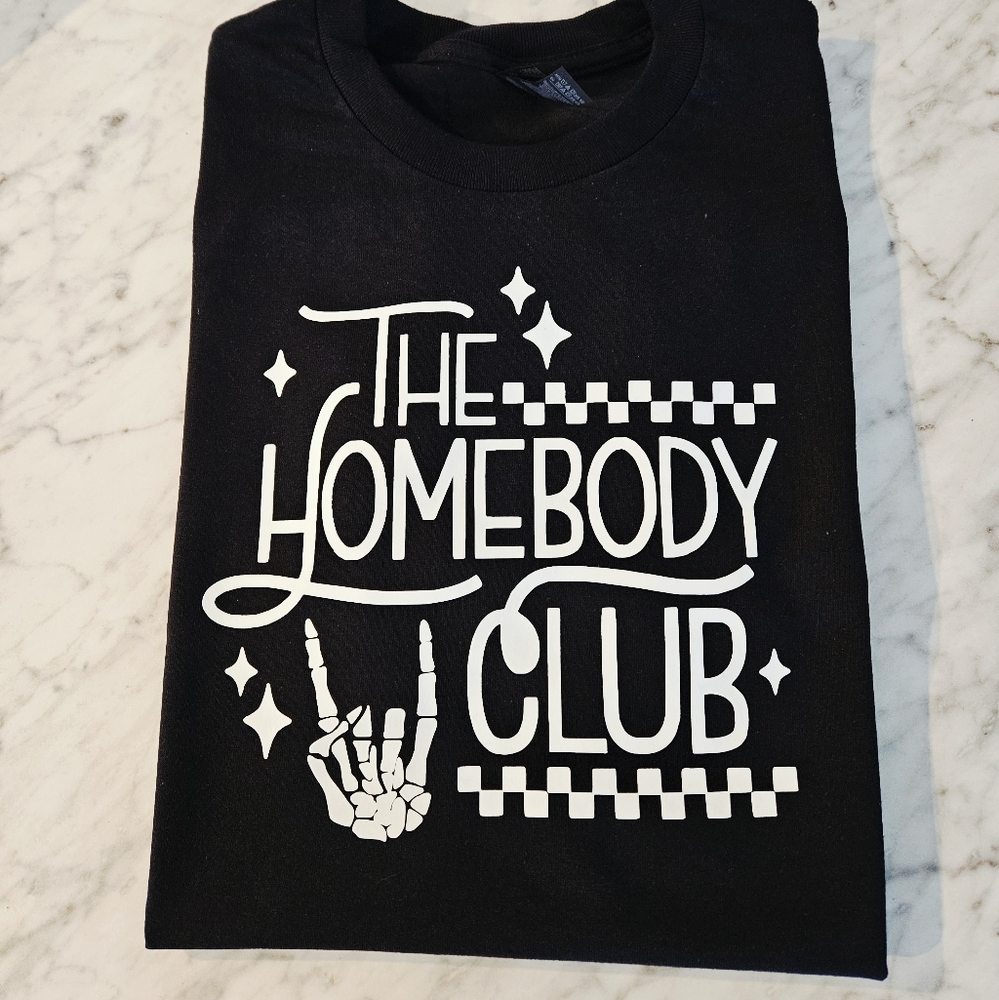 Funny shirt popular the homebody club retro cute Checkered Home Body